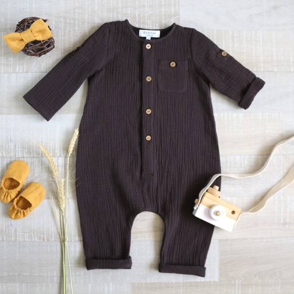 Baby unisex Musselin Strampler ein, Kinder Overalls, Kuchen zerschlagen Kleidung