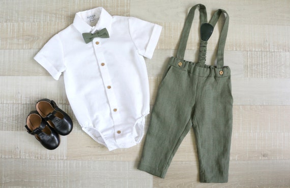 Conjunto de traje de bebé camisa de vestir para niño ropa de - Etsy España Conjunto de traje de bebé camisa de vestir para niño ropa de - Etsy España