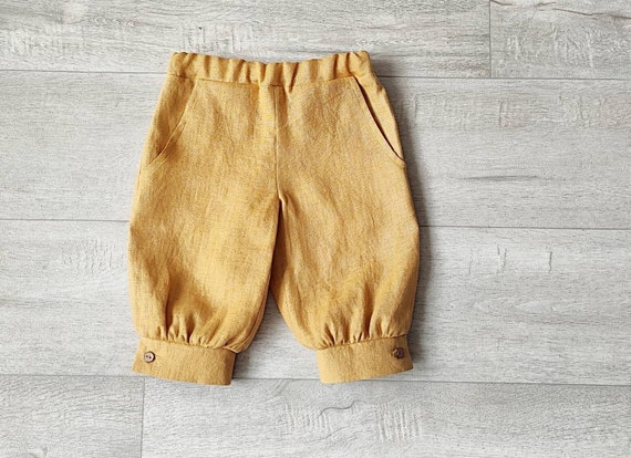Boys Knickerbocker Shorts, Ring Bearer Long Garment, Shorts With Pockets,  Short Pants 