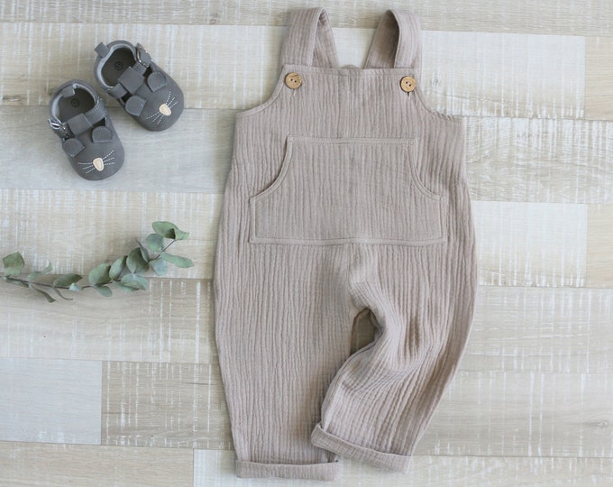 Baby overall a, unisex bodysuit with long legs