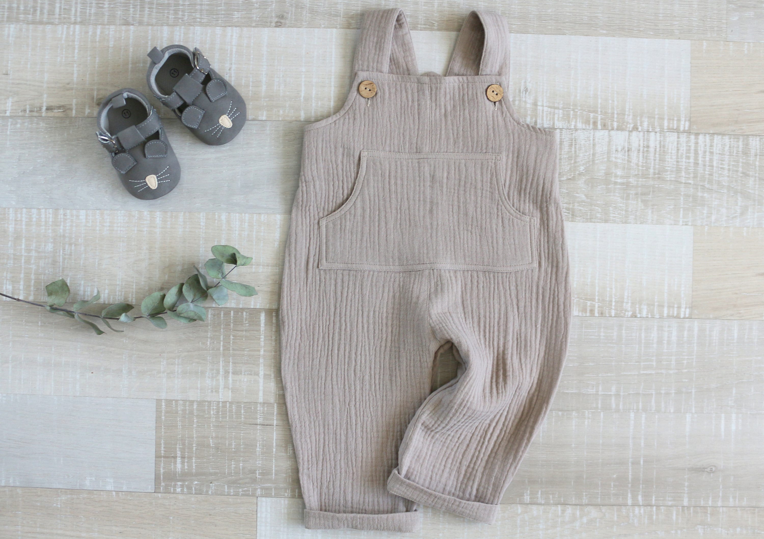 Baby Musselin Overall a Kinder Body Unisex Jumpsuit Sand Etsy