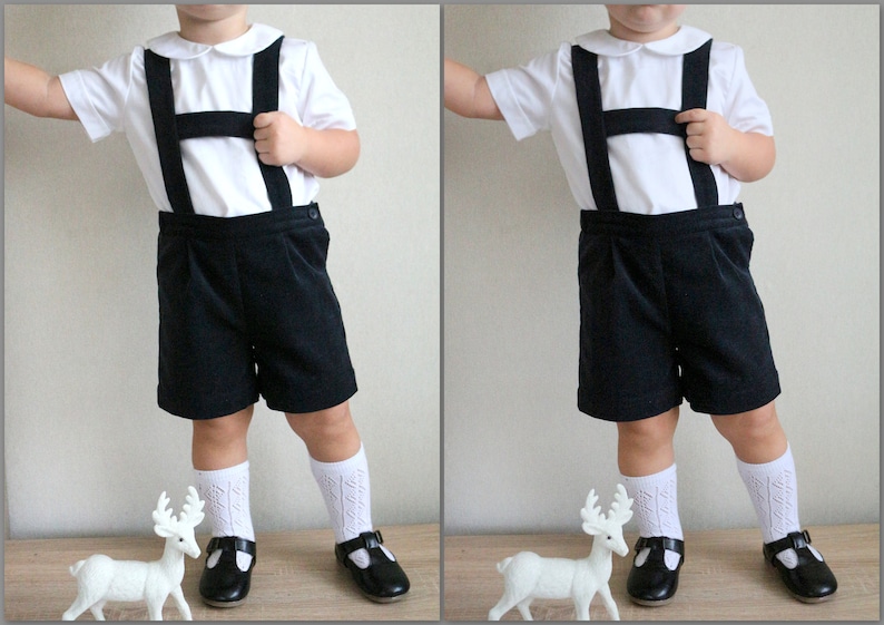 Baby White Peter Pan Collar Shirt Baptism Outfit Bubi Collar Etsy