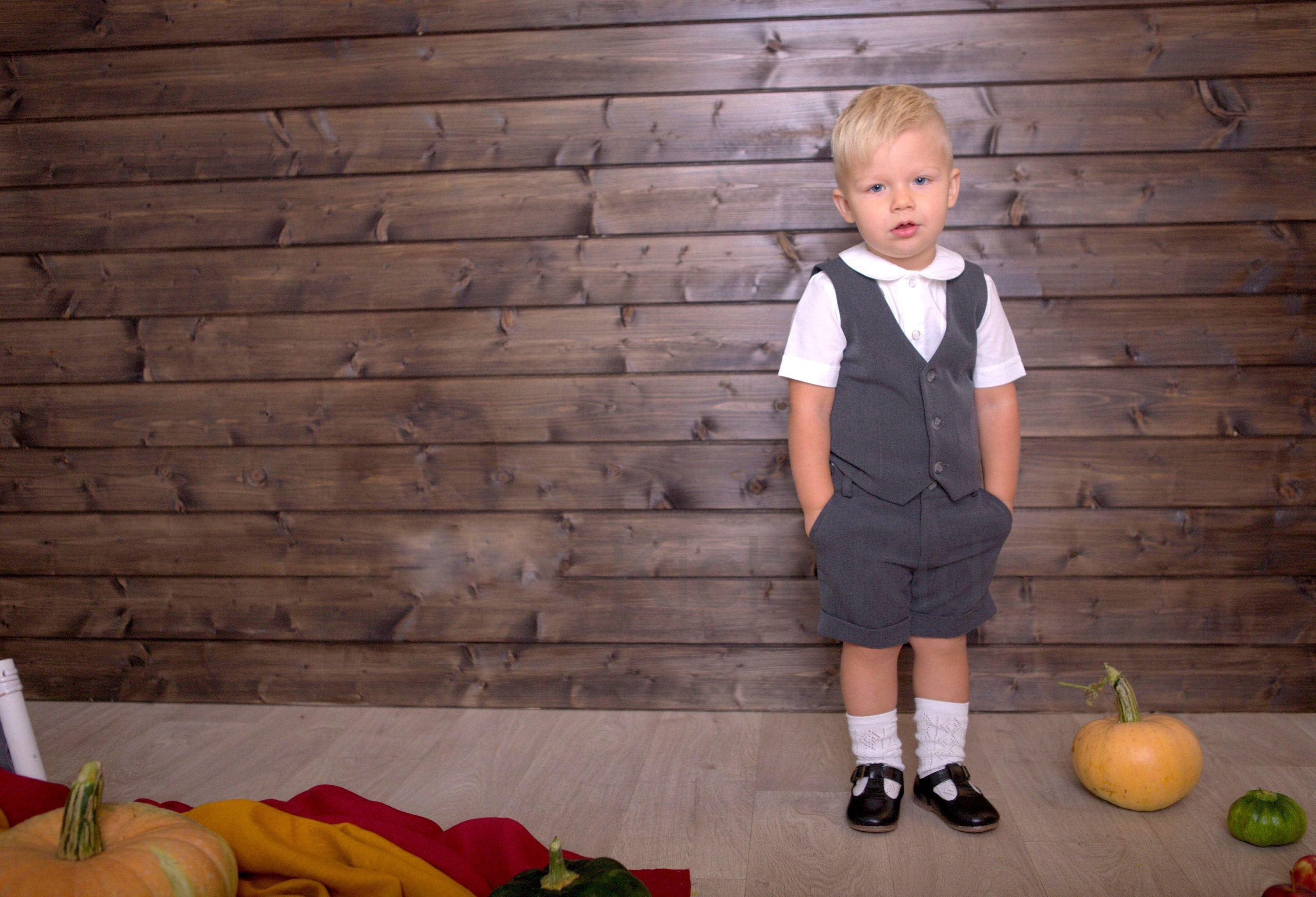 Baby sage green shorts boys vests baptism clothing birthday Etsy