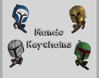 Mandalorian Keychains