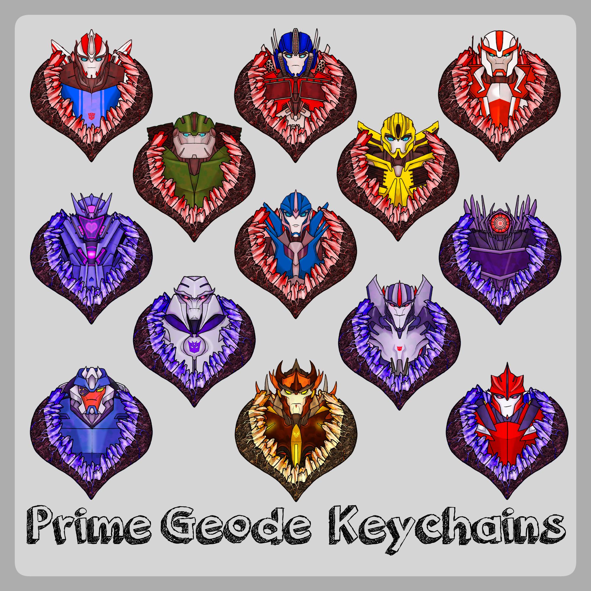 Tfp Keychains TFP Geode Keychains - Etsy