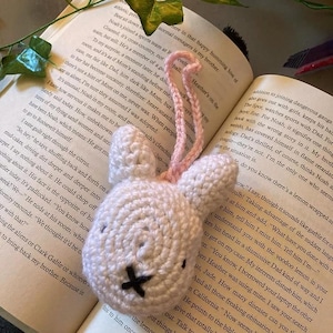 Crochet Miffy Keychain