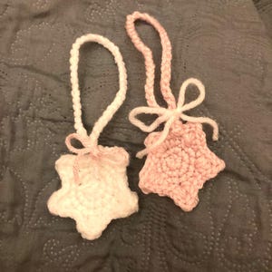 Crochet Star Keychain