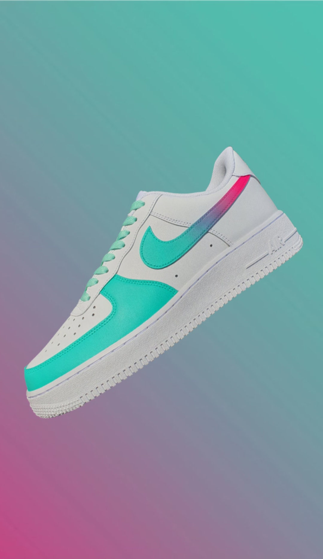 Colour Fade Air Force 1s. Choose Your Own Colours - Etsy