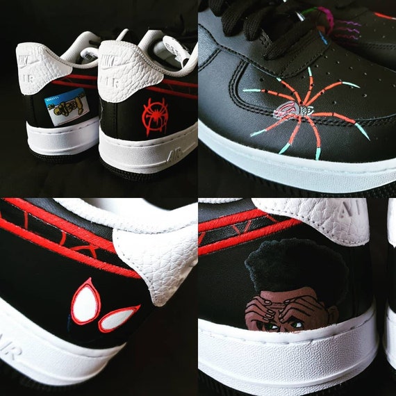 nike air force 1 spider man into the spider verse