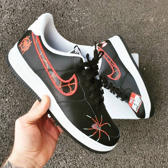 nike air force 1 spider man into the spider verse