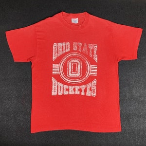 80s Ohio State Buckeyes Vintage T Shirt size L 1980s American Classic Sports Ohio State University NCAA shirt