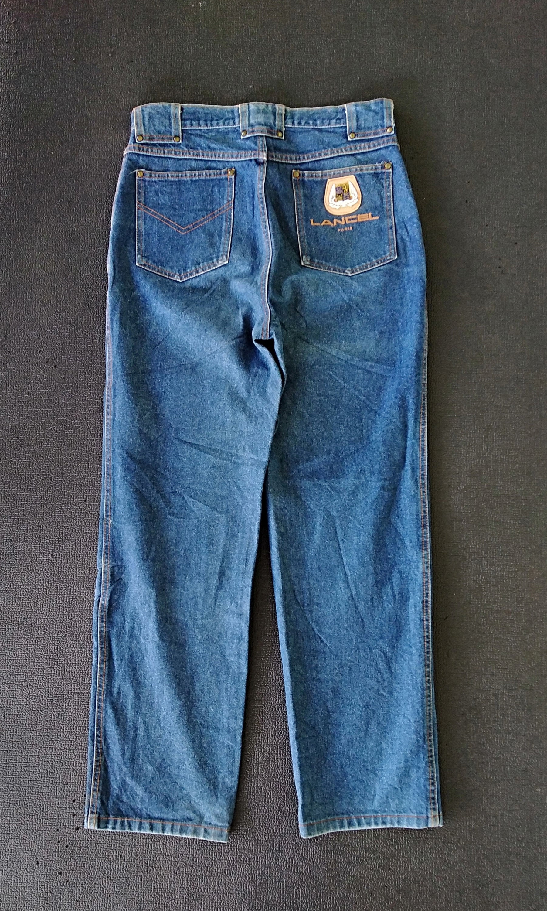 Vintage Lancel Paris Pants Denim Size 31 / High Fashion - Etsy
