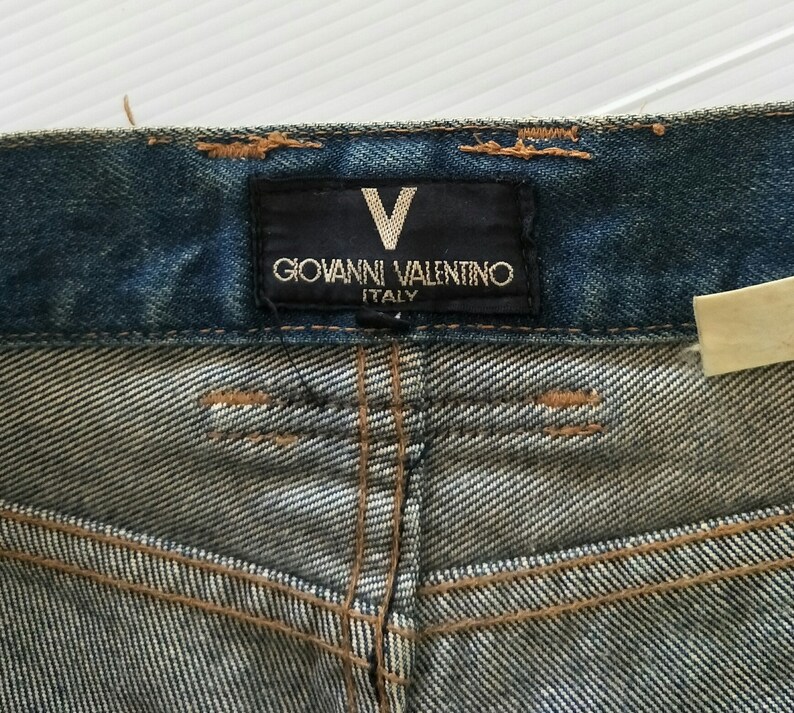 Vintage Giovanni Valentino Italy Pants Denim Size 27 / High - Etsy