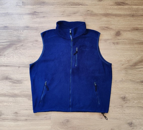 Buy LL Bean Vintage Fleece Sleeveless Vest Size X-large 90s L.L 