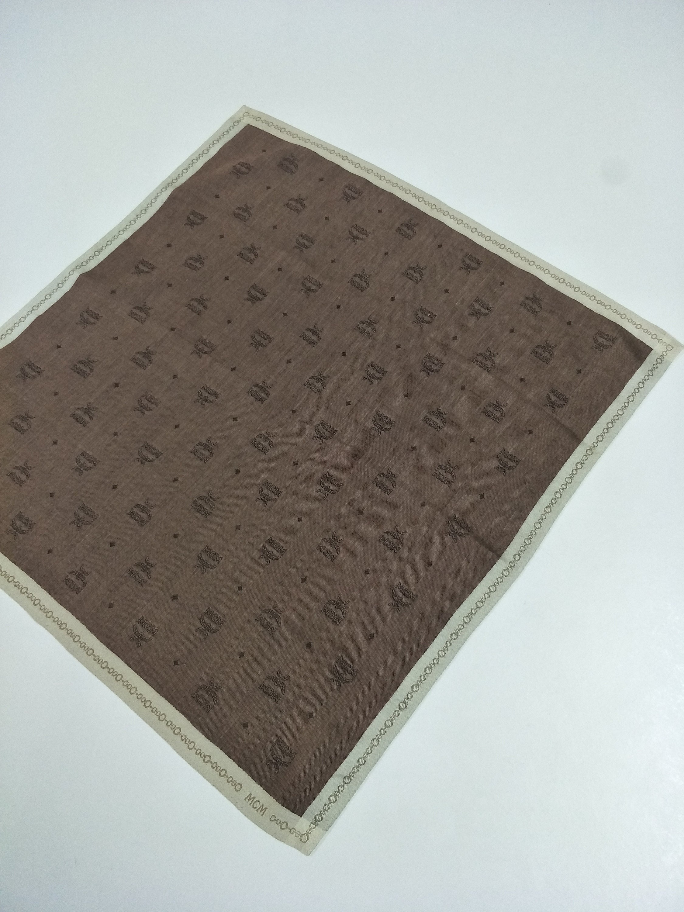 Louis Vuitton Supreme MP1888 Monogram Scarf Bandana Red Used from Japan