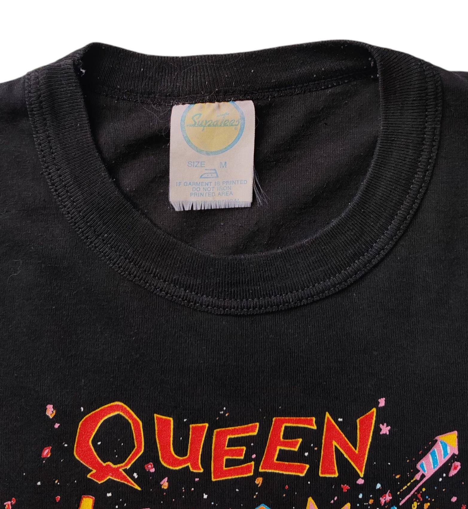 Rare 1986 QUEEN A Kind of Magic European Tour Vintage T Shirt Size 