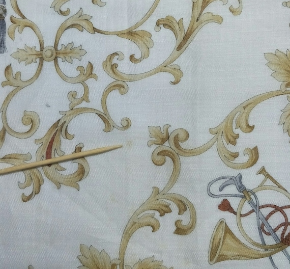 Vintage CELINE 90s cotton handkerchief 18 x 18 In… - image 6