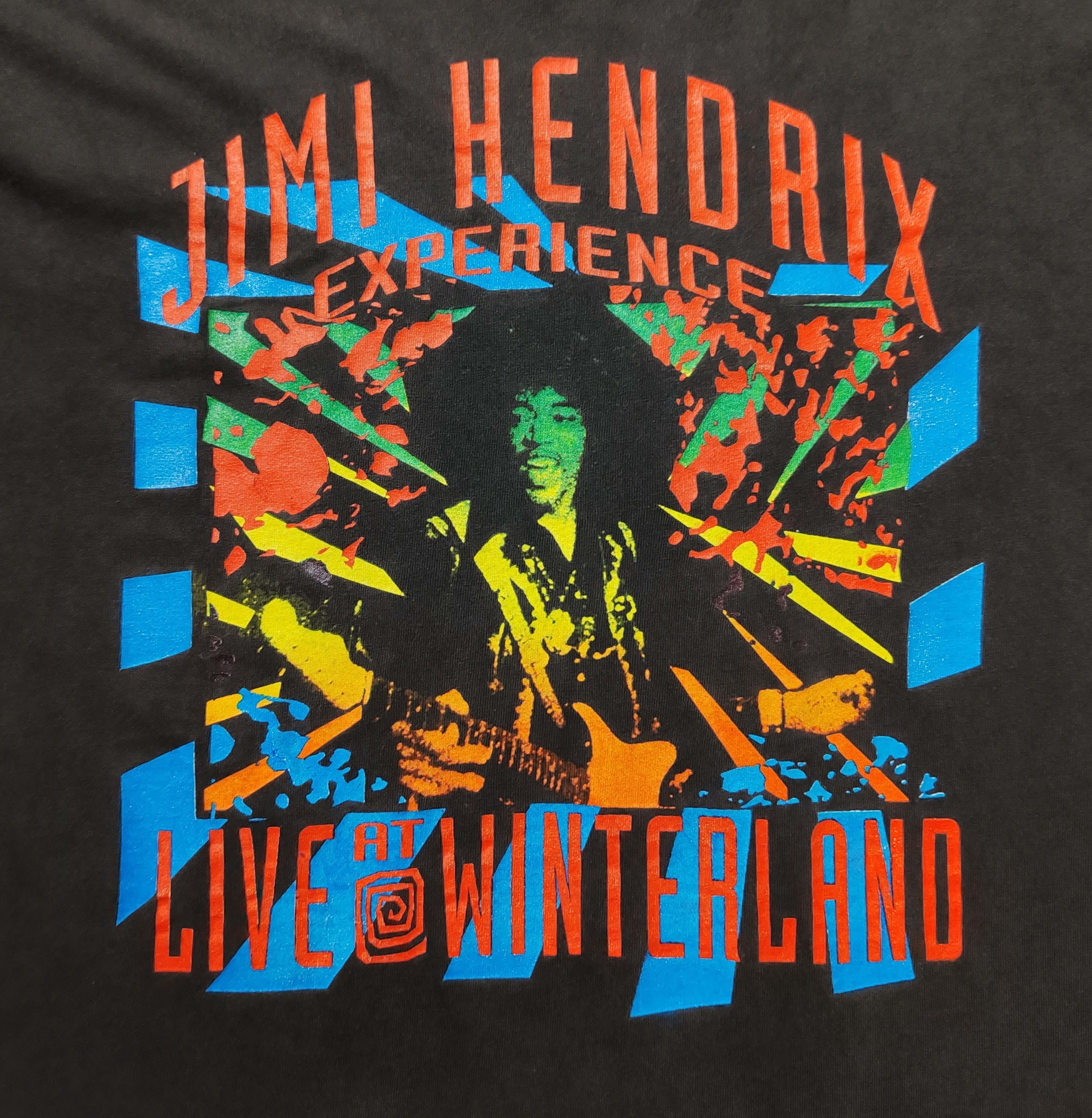 Rare 90s Jimi Hendrix Experience Live at Winterland Vintage T 