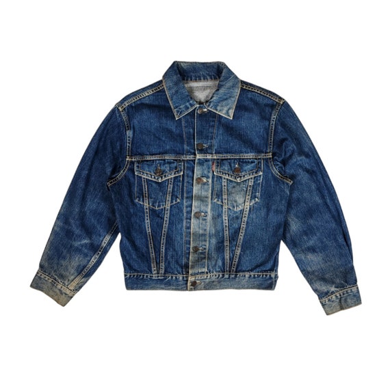 【DEARMINE】Vintage catchy denim jacket Vintage JP Quarry Cropped Denim Jacket | 90s - Etsy
