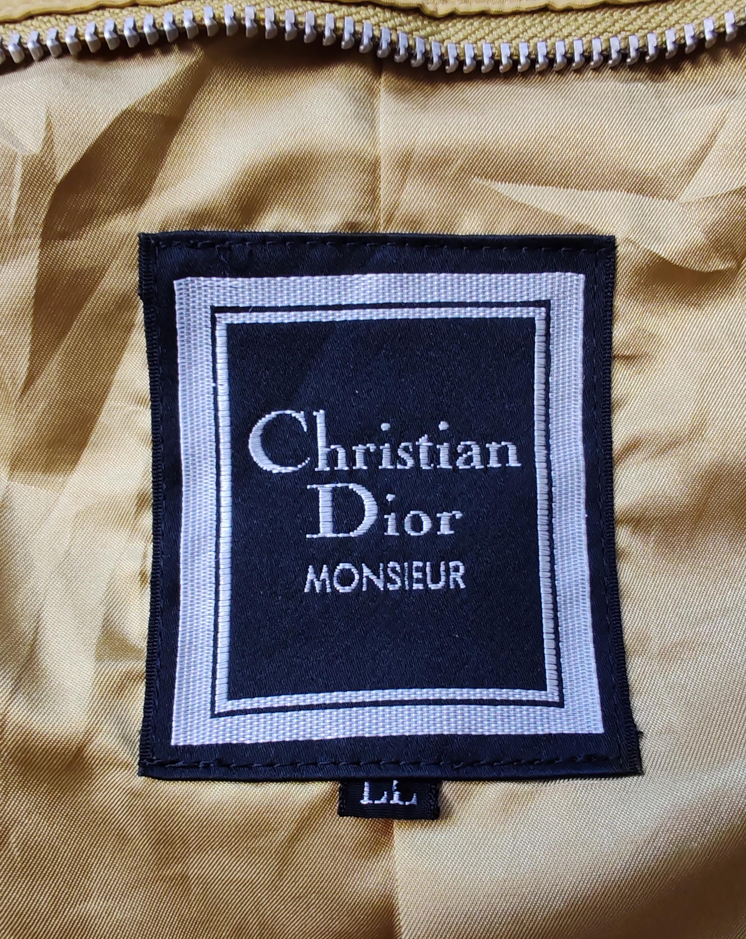 ジャケット・アウター Christian Dior Monsieur Vintage 90s Christian Dior Monsieur Track Jacket Mens M Full Zip