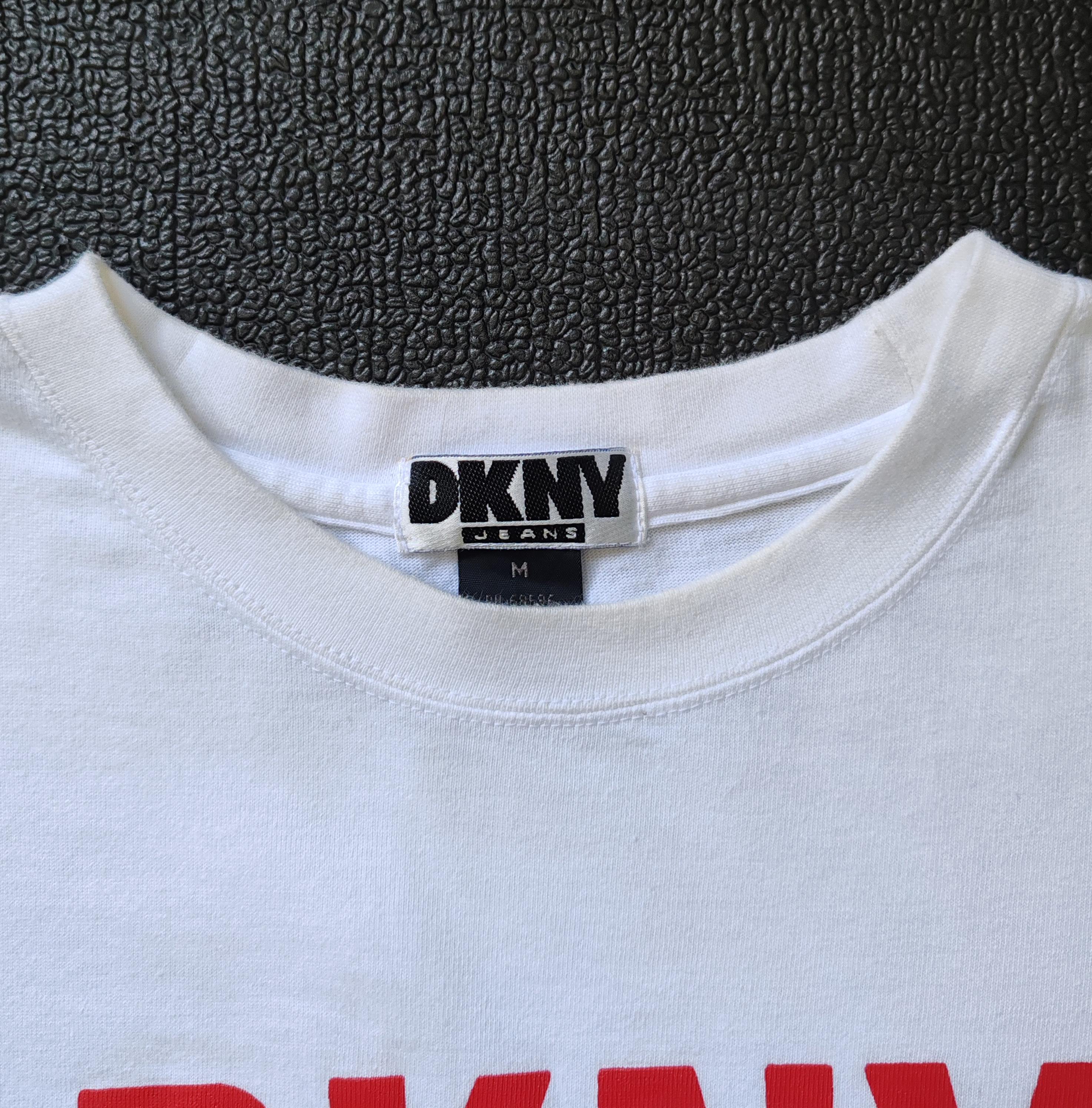 Vintage 90s DKNY Jeans T Shirt Medium 1990s Donna Karan New York 