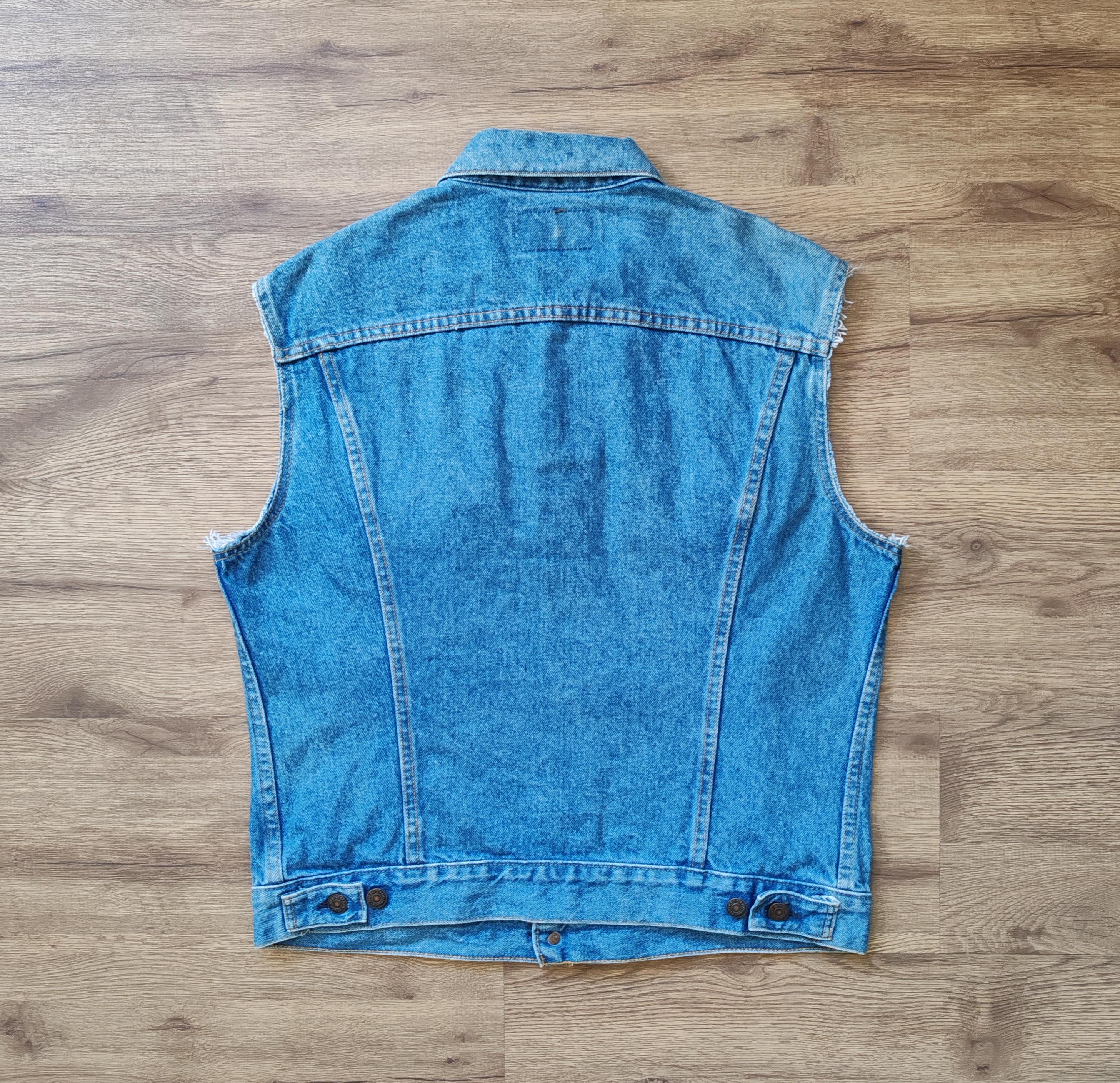 LEVI’S 70506-0217 USA 80s 80s Levi's 70506-0217 Type 3 Sleeveless Denim Vintage Grunge