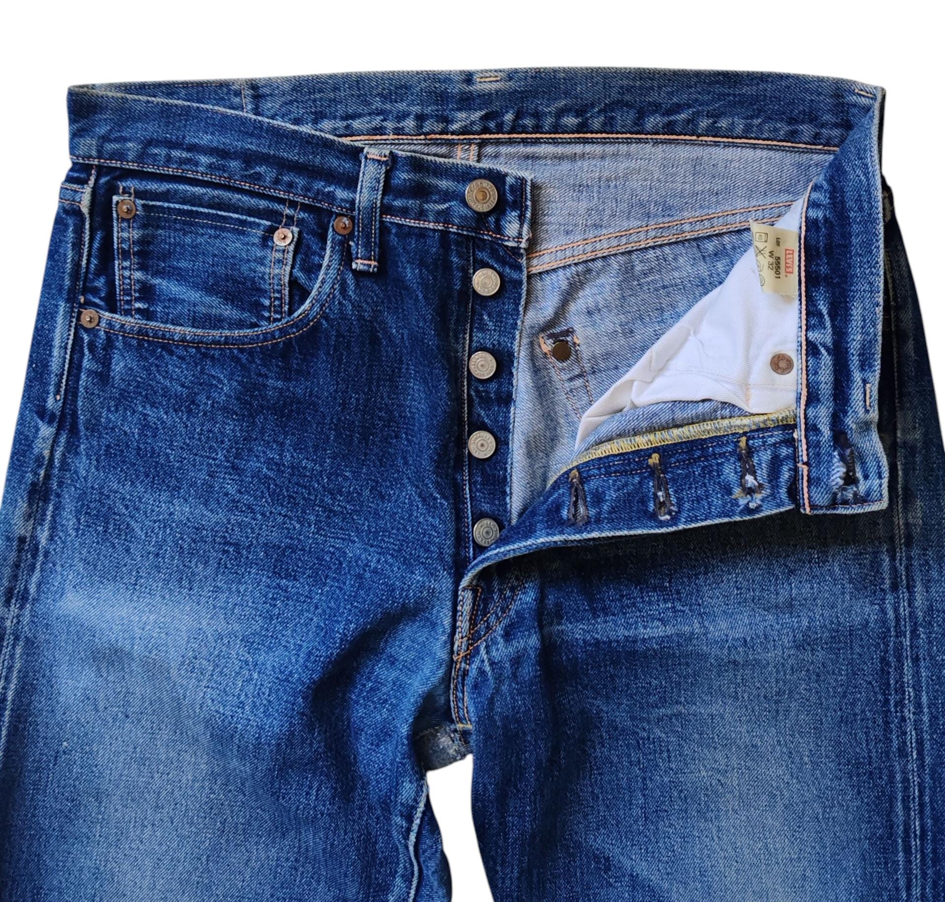 Vintage Levi's 55501 501XX Jeans Size 30 / Faded Distressed