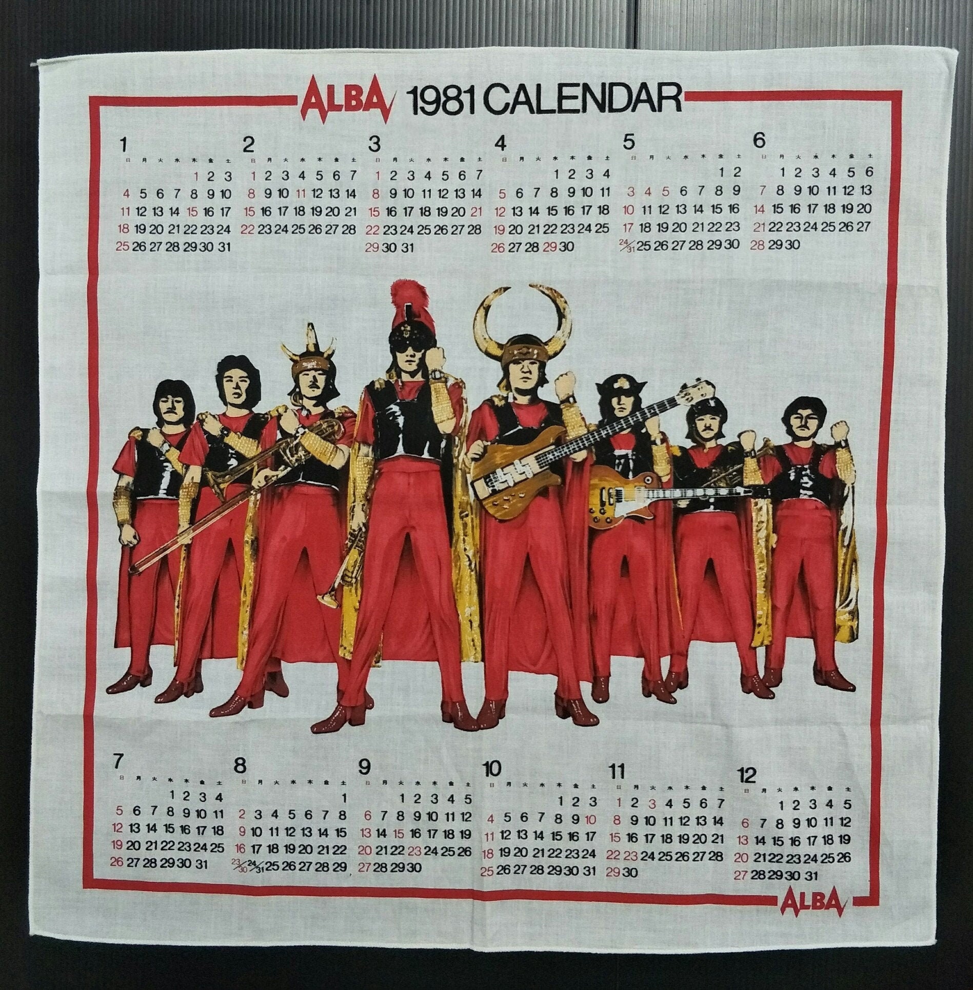 1981 calendar - Etsy.de