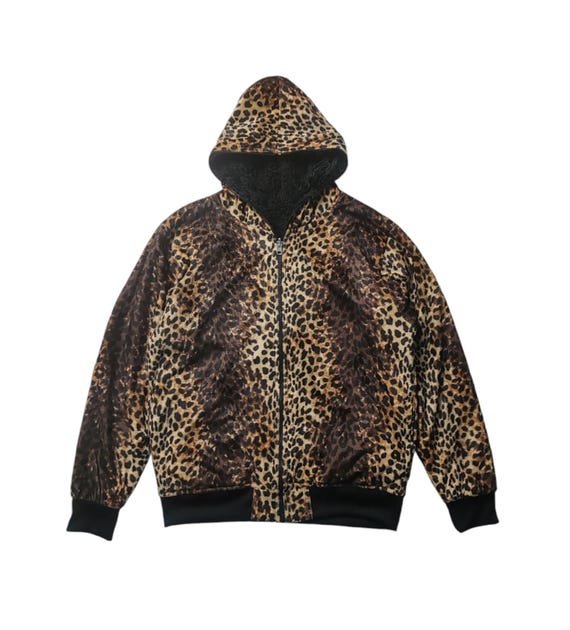 Chaqueta con capucha reversible de polar japonés para mujer, talla