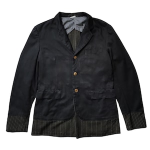Comme Des Garcons Evergreen CDG Junya Watanabe AD2005 Jacket size Medium Tailored Vintage Switching Jacket Blazer Made in Japan
