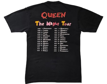 Rare 1986 QUEEN A Kind of Magic European Tour Vintage T Shirt Size