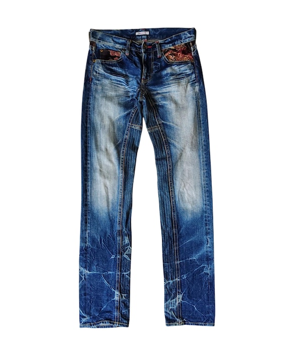 ETERNAL Japanese Denim Jeans Size 28 or Small Oriental Sakura