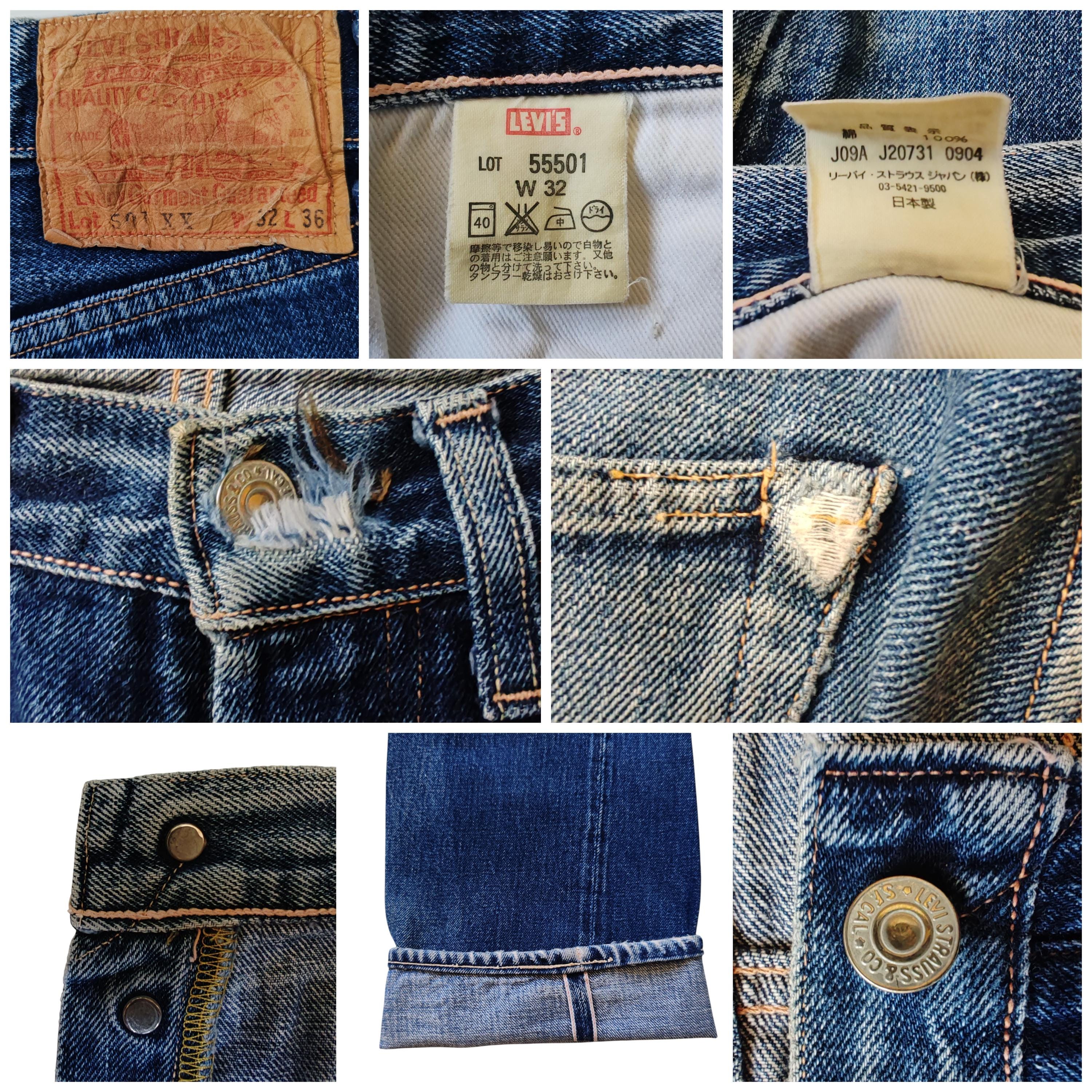Vintage Levi's 55501 501XX Jeans Size 30 / Faded Distressed