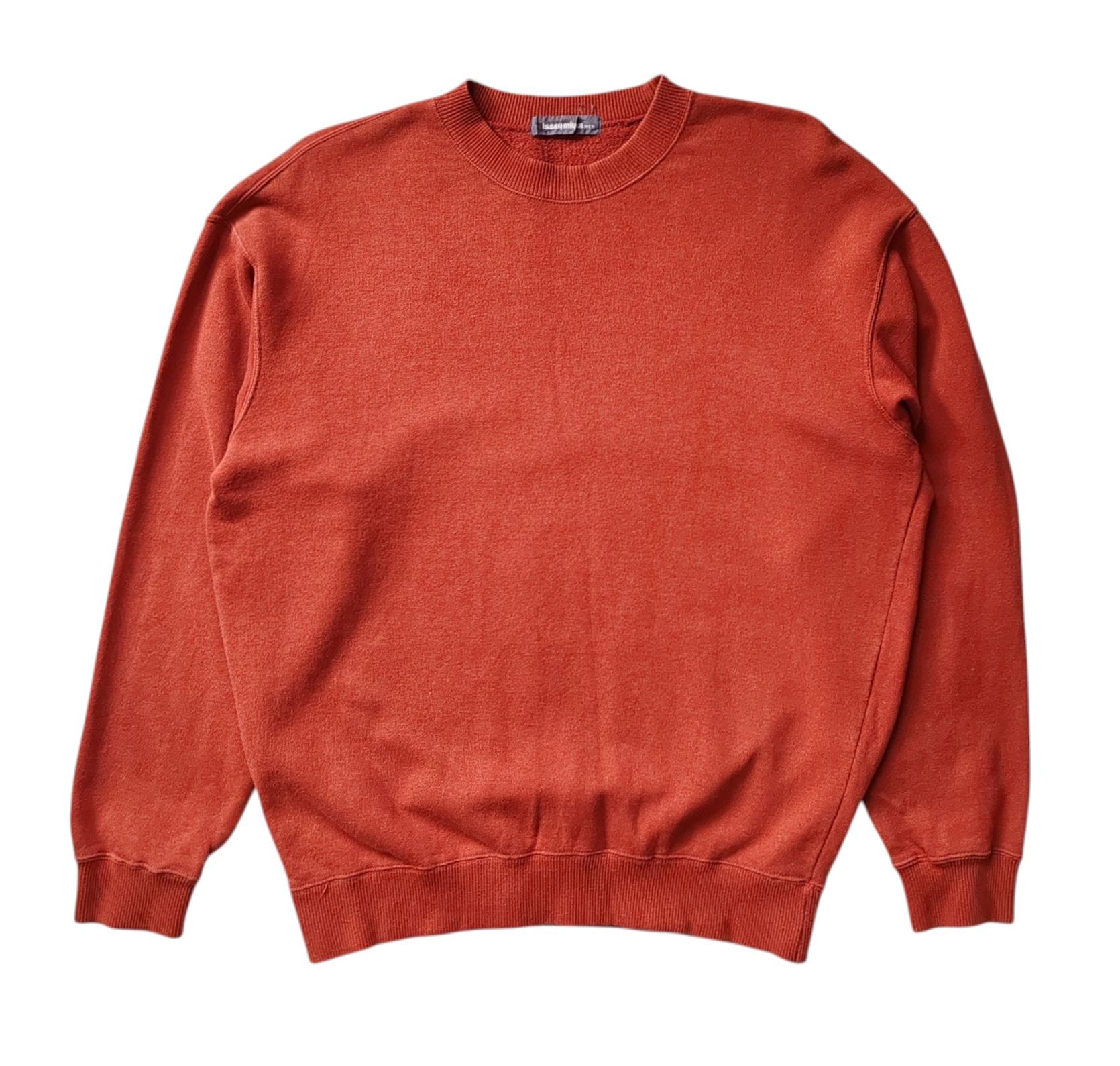 Issey Miyake, ISSEY MIYAKE Mens On Limits Vintage 80s Sweatshirt Size S to M 1980s IM Japanese Designer Pullover Crewneck Sweater