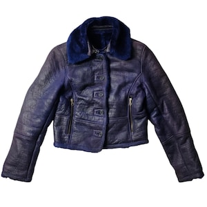 Vintage Armani Leather Jacket - Etsy