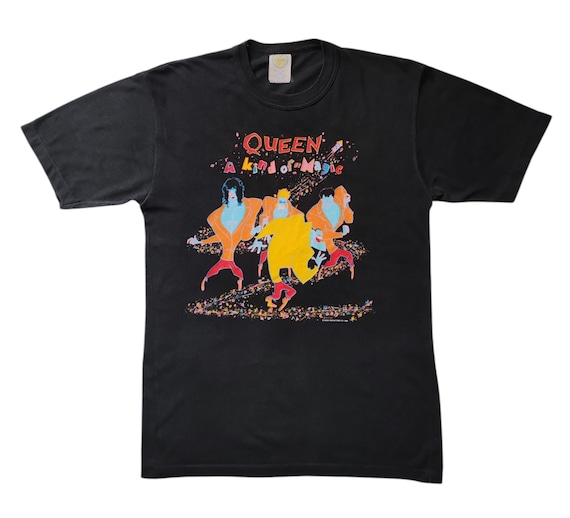 Rare 1986 QUEEN A Kind of Magic European Tour Vintage T Shirt Size