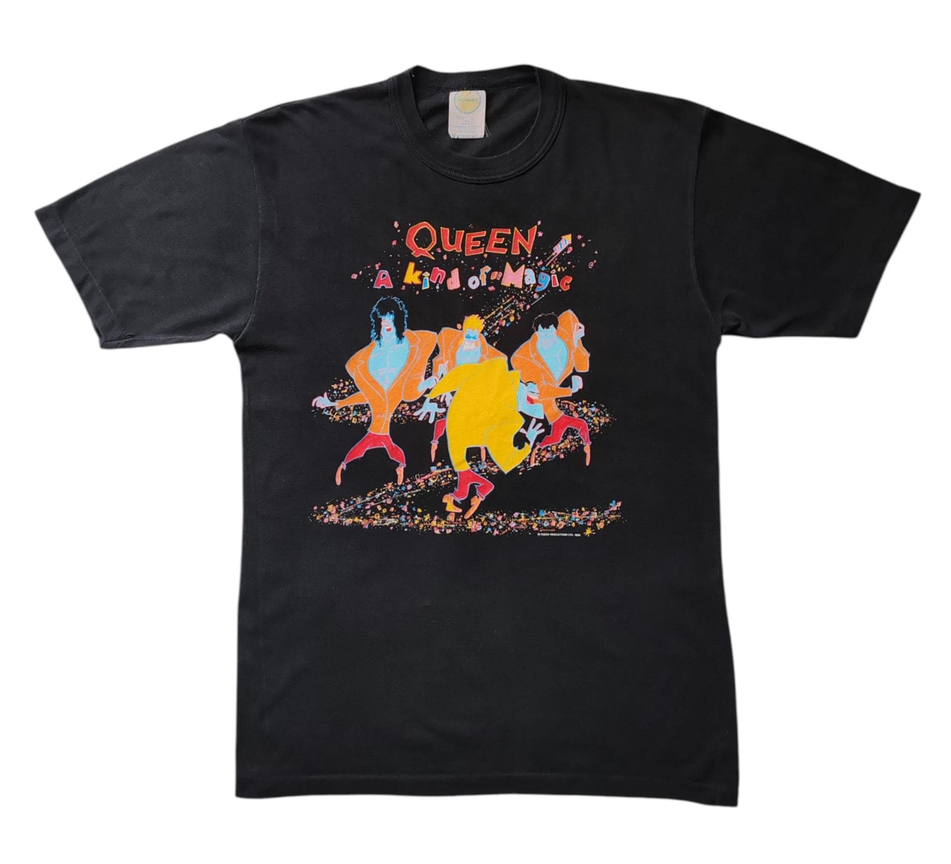 Rare 1986 QUEEN A Kind of Magic European Tour Vintage T Shirt Size