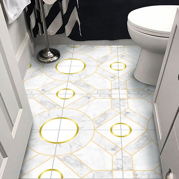 Tile Floor Stickers Etsy