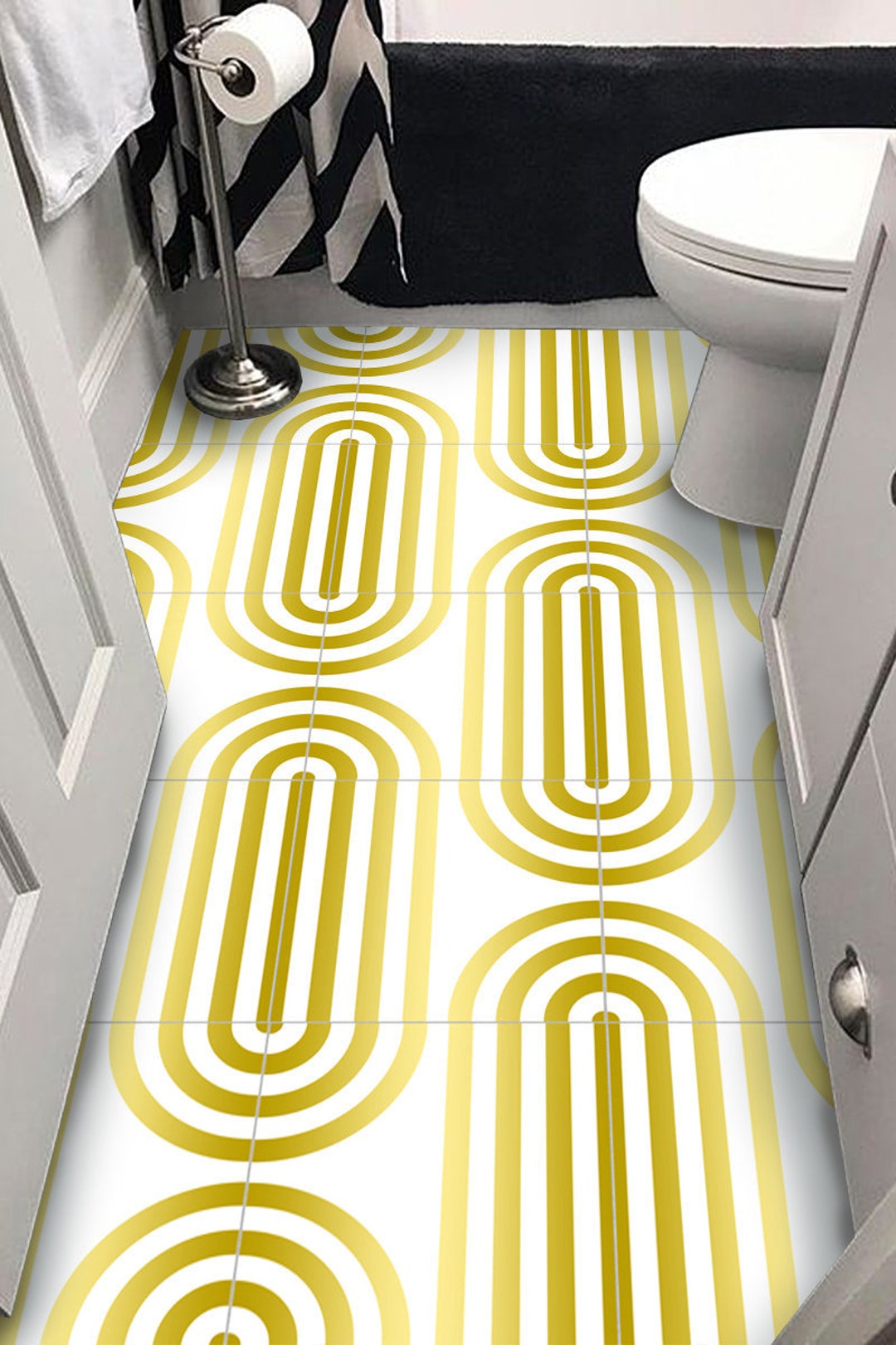 Floor Tile Stickers for Kitchen Bathroom /faux Brass PACK OF - Etsy