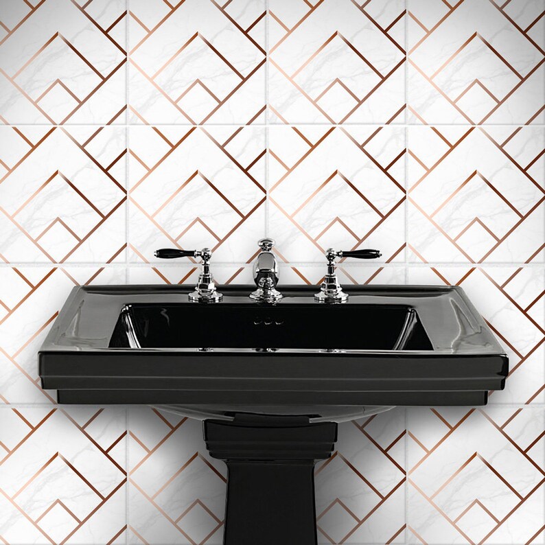 Wall Vinyl Decals for Kitchen Bathroom or Backsplash Tiles / Etsy