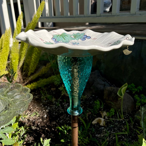 Vintage Bird Bath Etsy