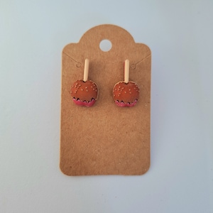 Caramel Apple Earrings