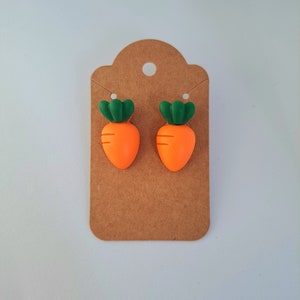 Colorful Carrot Earrings
