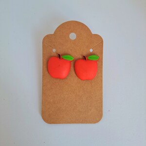 Apple earrings