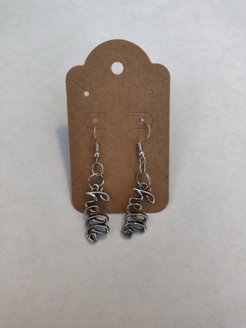 Hello Earrings