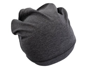 CHARCOAL Bamboo Jersey Beanie Hat