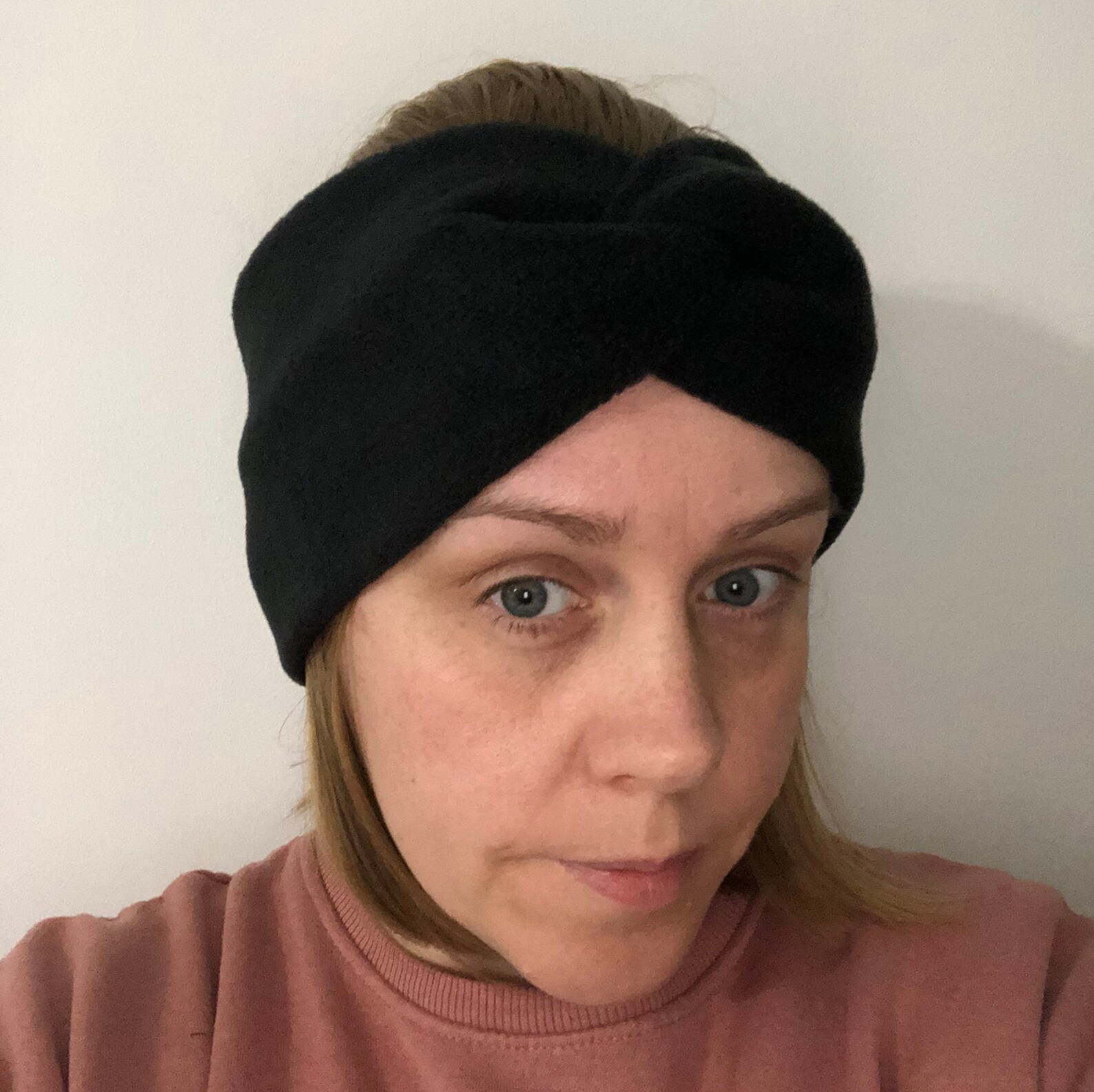 BLACK FLEECE Headband for Women Adult TWIST Headband Soft Etsy