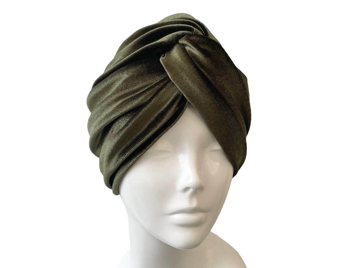 1940s Velvet Turban - Etsy display picture 2