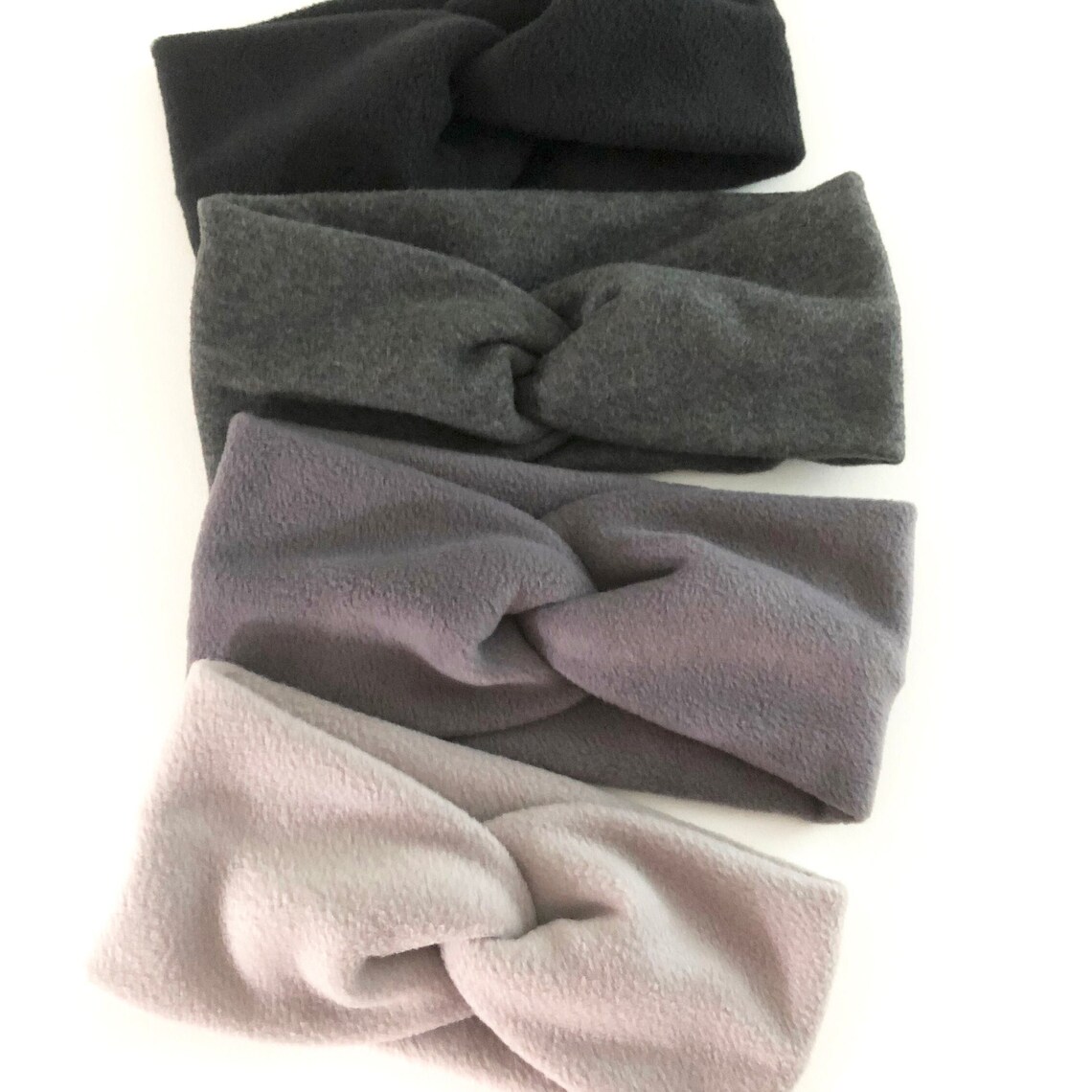 BLACK FLEECE Headband for Women Adult TWIST Headband Soft Etsy