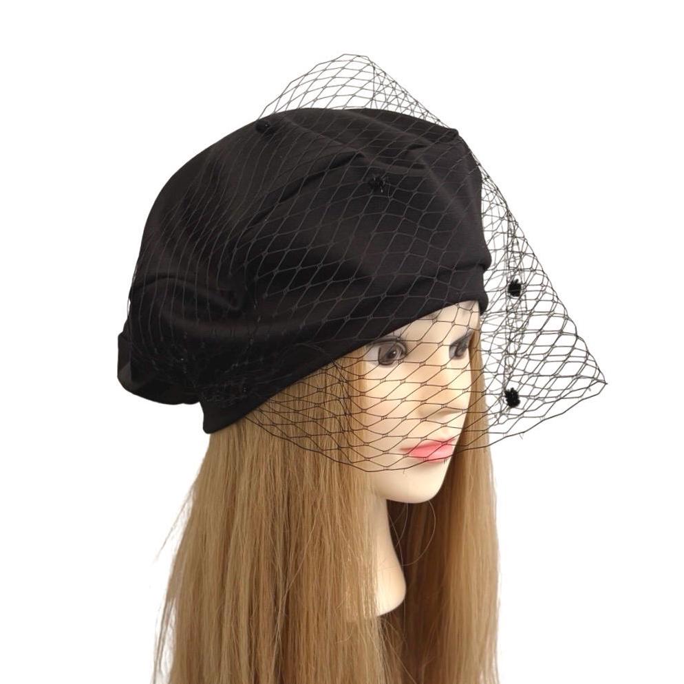 Black Beret With Birdcage - Etsy display picture 2